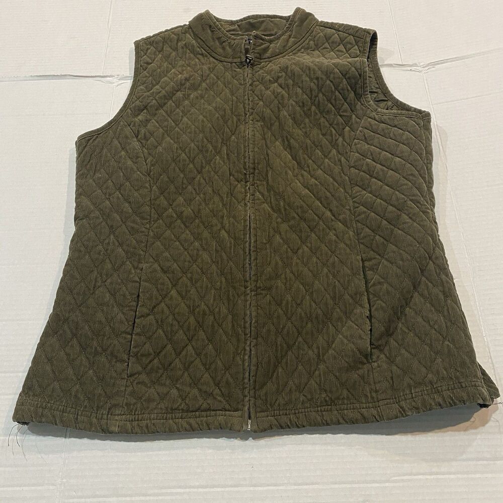 Basic Edition Mens XL Brown Cotton Vest EUC